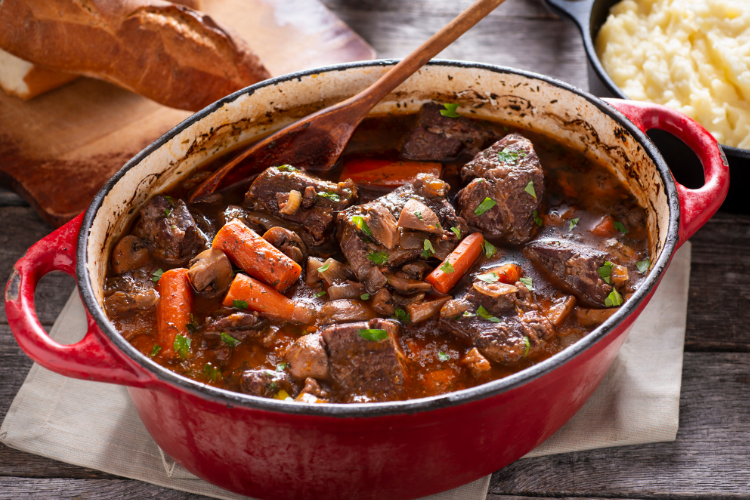 Bœuf bourguignon la recette de grand-mère