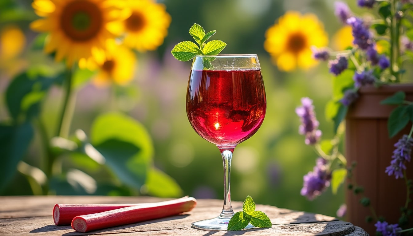 découvrez le vin de rhubarbe, une boisson fruitée et originale, parfaite pour surprendre vos papilles. idéal pour les apéritifs et les repas entre amis, cette boisson unique allie fraîcheur et saveurs inattendues. laissez-vous séduire par cette expérience gustative hors du commun !