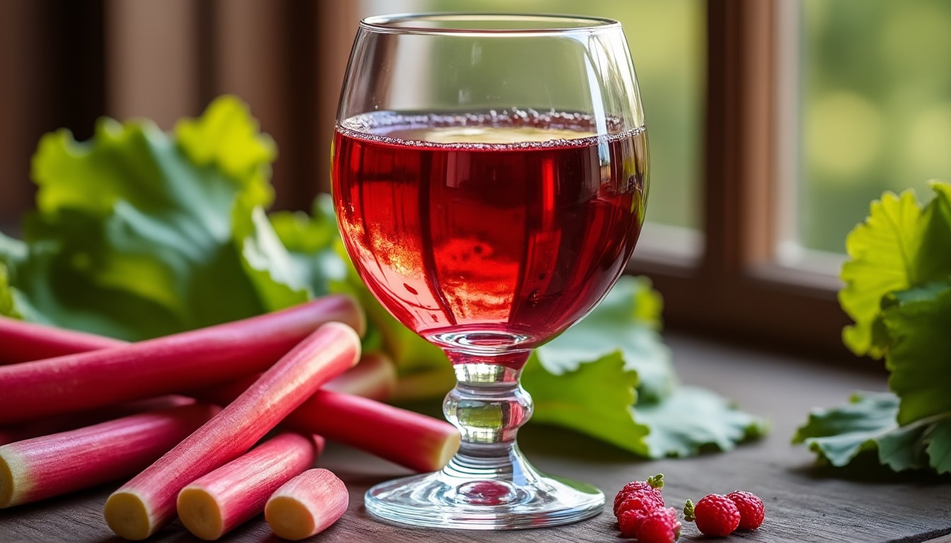 découvrez le vin de rhubarbe, une boisson fruitée et originale qui surprendra vos papilles. idéal pour les apéritifs ou les occasions festives, ce vin unique allie fraîcheur et caractère. explorez cette délicieuse alternative aux vins traditionnels !